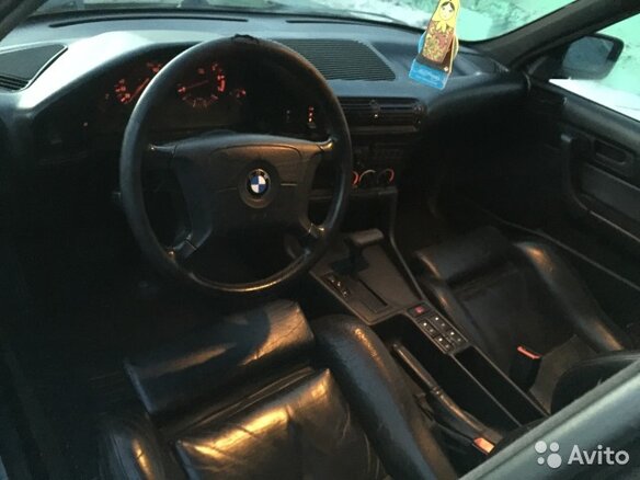 1991 BMW 5 серии 535i III (E34), чёрный - вид 1