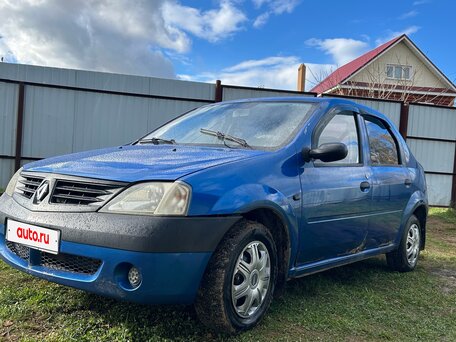 2005 Renault Logan I, синий, 130000 рублей, вид 2