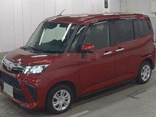 2021 Toyota Roomy I Рестайлинг, красный, 1250000 рублей, вид 3