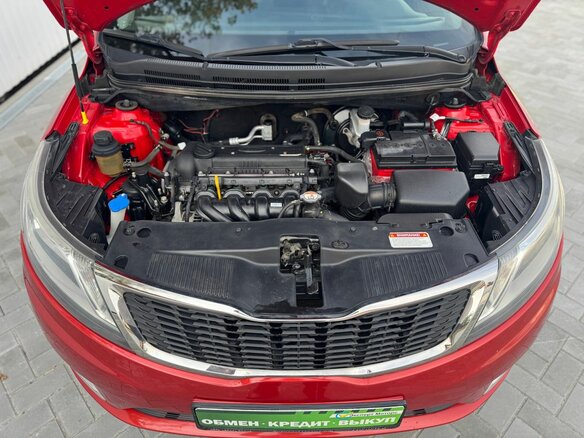 2013 Kia Rio 5-speed III, красный, 849000 рублей - вид 20