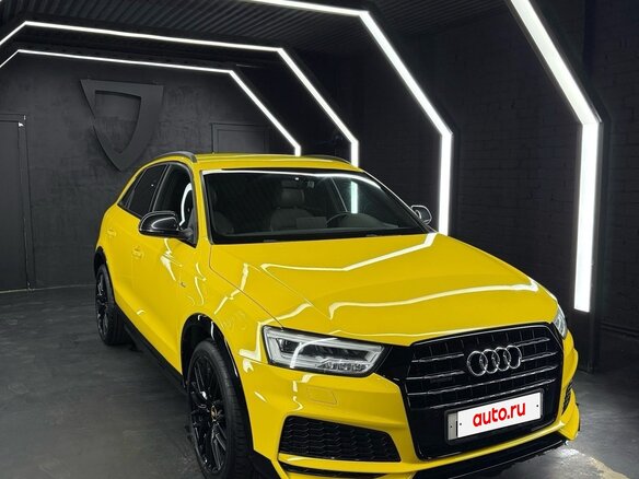 2017 Audi Q3 I (8U) Рестайлинг, жёлтый, 2900000 рублей