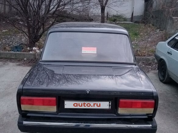 2011 Lada (ВАЗ) 2107, чёрный, 370000 рублей