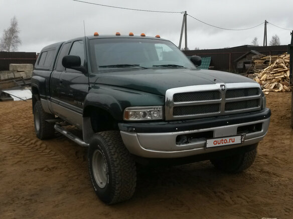1998 Dodge RAM II (BR/BE), зелёный - вид 1