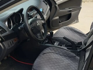 2008 Mitsubishi Lancer X, чёрный, 570000 рублей, вид 5