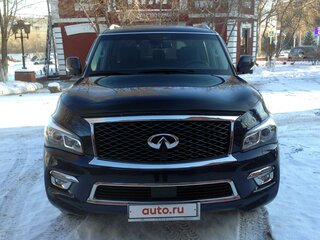 2017 Infiniti QX80 I Рестайлинг, синий, 7300000 рублей, вид 1