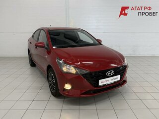 2021 Hyundai Solaris II Рестайлинг, красный, 1650000 рублей, вид 3