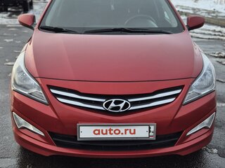 2016 Hyundai Solaris I Рестайлинг, красный, 1100000 рублей, вид 1