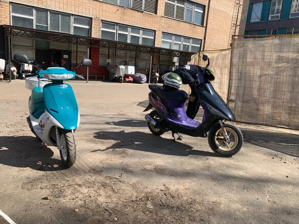 1998 Honda Dio, чёрный, 80000 рублей - вид 3