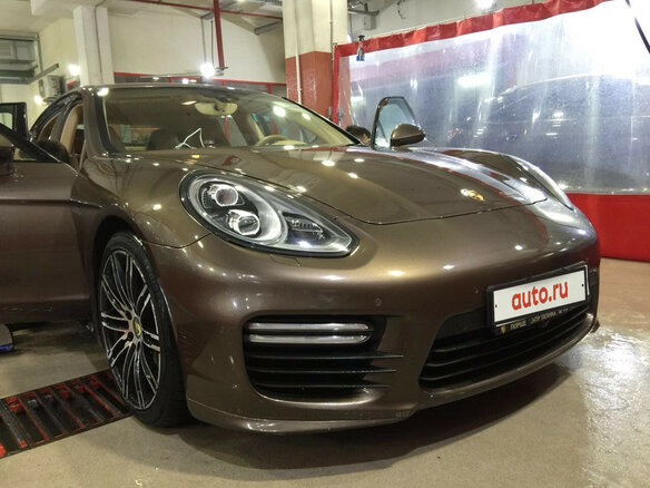 2013 Porsche Panamera Diesel I Рестайлинг, коричневый - вид 1