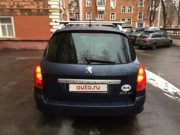 2009 Peugeot 308 I, синий - вид 2