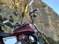 1988 Honda VT 1100, пурпурный - вид 4