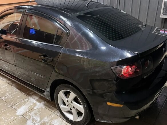 2008 Mazda 3 I (BK) Рестайлинг, чёрный - вид 7