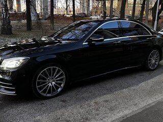 2020 Mercedes-Benz S-Класс 560 Long VI (W222, C217) Рестайлинг, чёрный, 7200000 рублей, вид 2