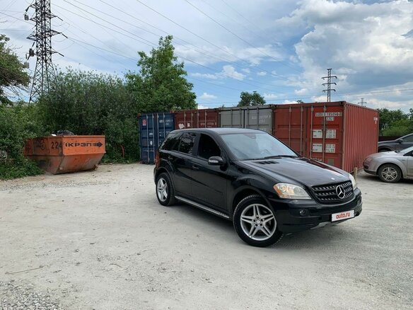 2005 Mercedes-Benz M-Класс 350 II (W164), чёрный, 1175000 рублей - вид 1