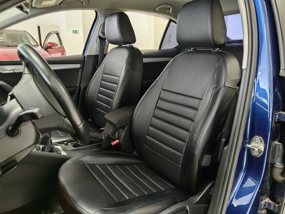 2014 Skoda Octavia III (A7), синий - вид 5