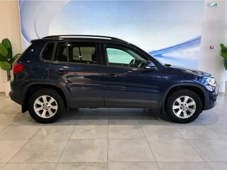 2014 Volkswagen Tiguan I Рестайлинг, синий, 1490000 рублей, вид 4