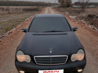 2002 Mercedes-Benz C-Класс 200 II (W203), синий, 750000 рублей, вид 1