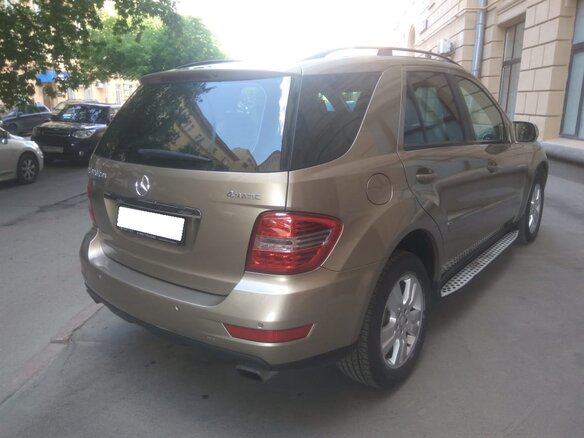 2009 Mercedes-Benz M-Класс 320 II (W164) Рестайлинг, бежевый - вид 6