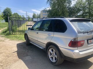 2002 BMW X5 3.0d I (E53), серебристый, 900000 рублей, вид 5