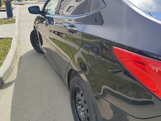 2015 Hyundai Solaris I Рестайлинг, чёрный, 1180000 рублей, вид 5