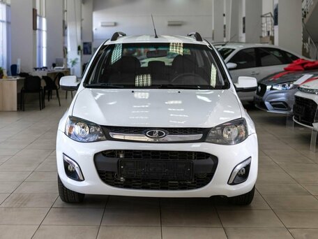 2014 Lada (ВАЗ) Kalina II, белый, 400000 рублей, вид 2