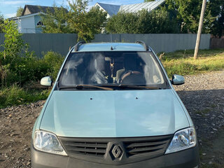 2007 Renault Logan I, серебристый, 340000 рублей, вид 1