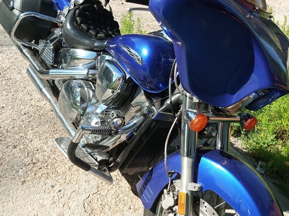2006 Honda VTX 1300, синий, 685000 рублей - вид 1
