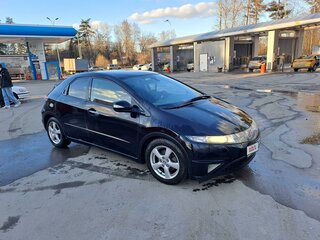2008 Honda Civic AMT VIII Рестайлинг, чёрный, 530000 рублей, вид 5
