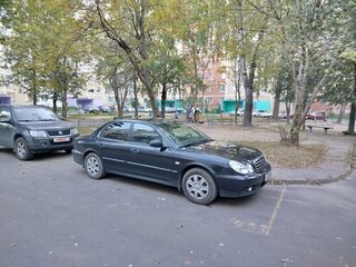 2008 Hyundai Sonata ТагАЗ IV (EF) Рестайлинг, чёрный, 450000 рублей, вид 4