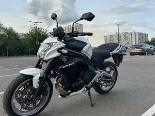 2012 Kawasaki ER-6N, белый, 450000 рублей, вид 2