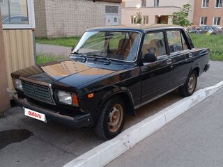 2010 Lada (ВАЗ) 2107, чёрный, 160000 рублей, вид 1