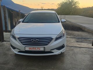 2015 Hyundai Sonata VII (LF), белый, 1200000 рублей, вид 4