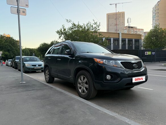 2012 Kia Sorento II, чёрный - вид 2