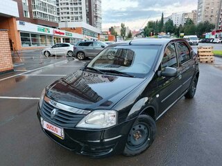 2011 Renault Logan I Рестайлинг, чёрный, 500000 рублей, вид 1