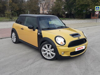 2008 Mini Hatch Cooper S II (R56), жёлтый, 1100000 рублей, вид 2