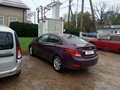 2012 Hyundai Solaris I, фиолетовый, 610000 рублей - вид 1