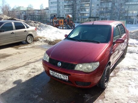 2007 Fiat Albea I Рестайлинг, красный, 240000 рублей, вид 1