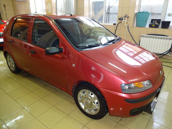 2003 Fiat Punto II, красный - вид 4