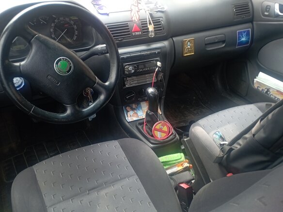 2001 Skoda Octavia I (A4) Рестайлинг, голубой, 350000 рублей - вид 7