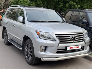 2013 Lexus LX 570 III Рестайлинг, серебристый, 5100000 рублей, вид 4