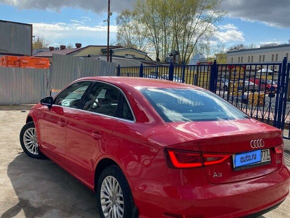 2016 Audi A3 III (8V), красный, 1980000 рублей - вид 8