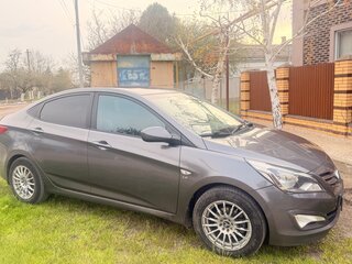 2016 Hyundai Solaris I Рестайлинг, серый, 940000 рублей, вид 2