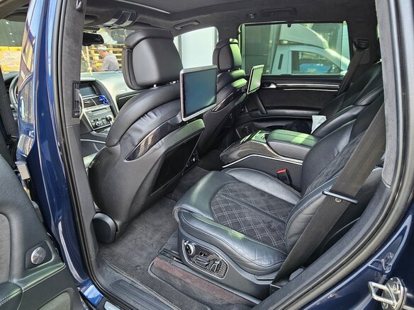 2009 Audi Q7 I (4L) Рестайлинг, синий, 4500000 рублей - вид 11