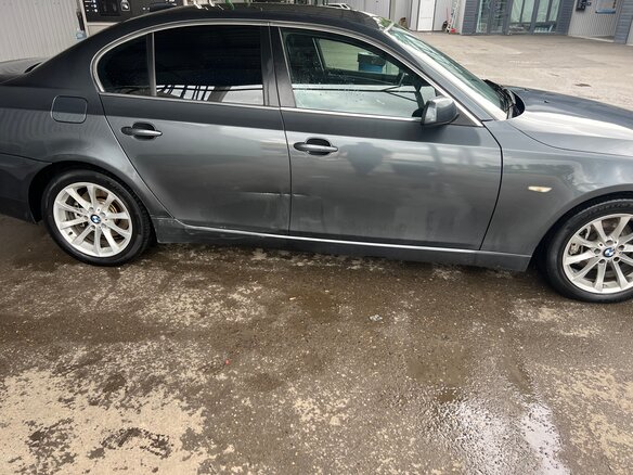 2008 BMW 5 серии 530i V (E60/E61) Рестайлинг, серый, 1090000 рублей - вид 5