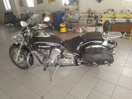 2002 Yamaha XVS1100, чёрный, 565000 рублей, вид 2