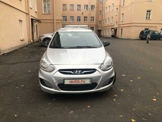 2012 Hyundai Solaris I, серебристый, 630000 рублей, вид 1