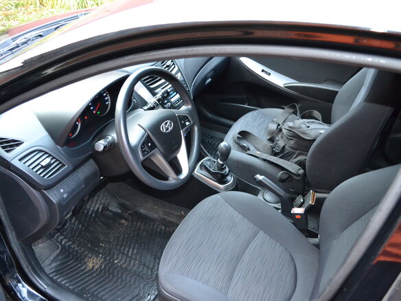 2014 Hyundai Solaris I Рестайлинг, чёрный - вид 7