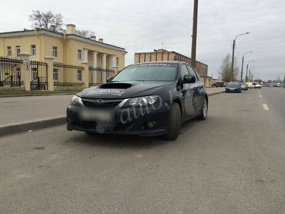 2008 Subaru Impreza WRX III, чёрный