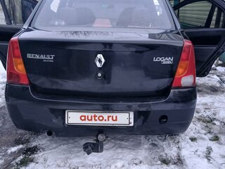 2009 Renault Logan I, чёрный, 300000 рублей, вид 2