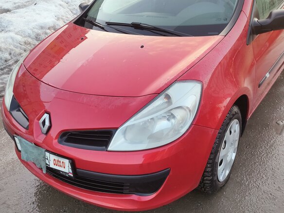 2007 Renault Clio III, красный, 420000 рублей - вид 1